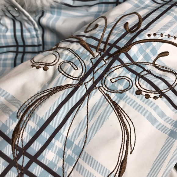 PACIFIC TRAIL FUR HOODIE FLEECE PLAID ZIPPER PARKA - Picture 8 of 8